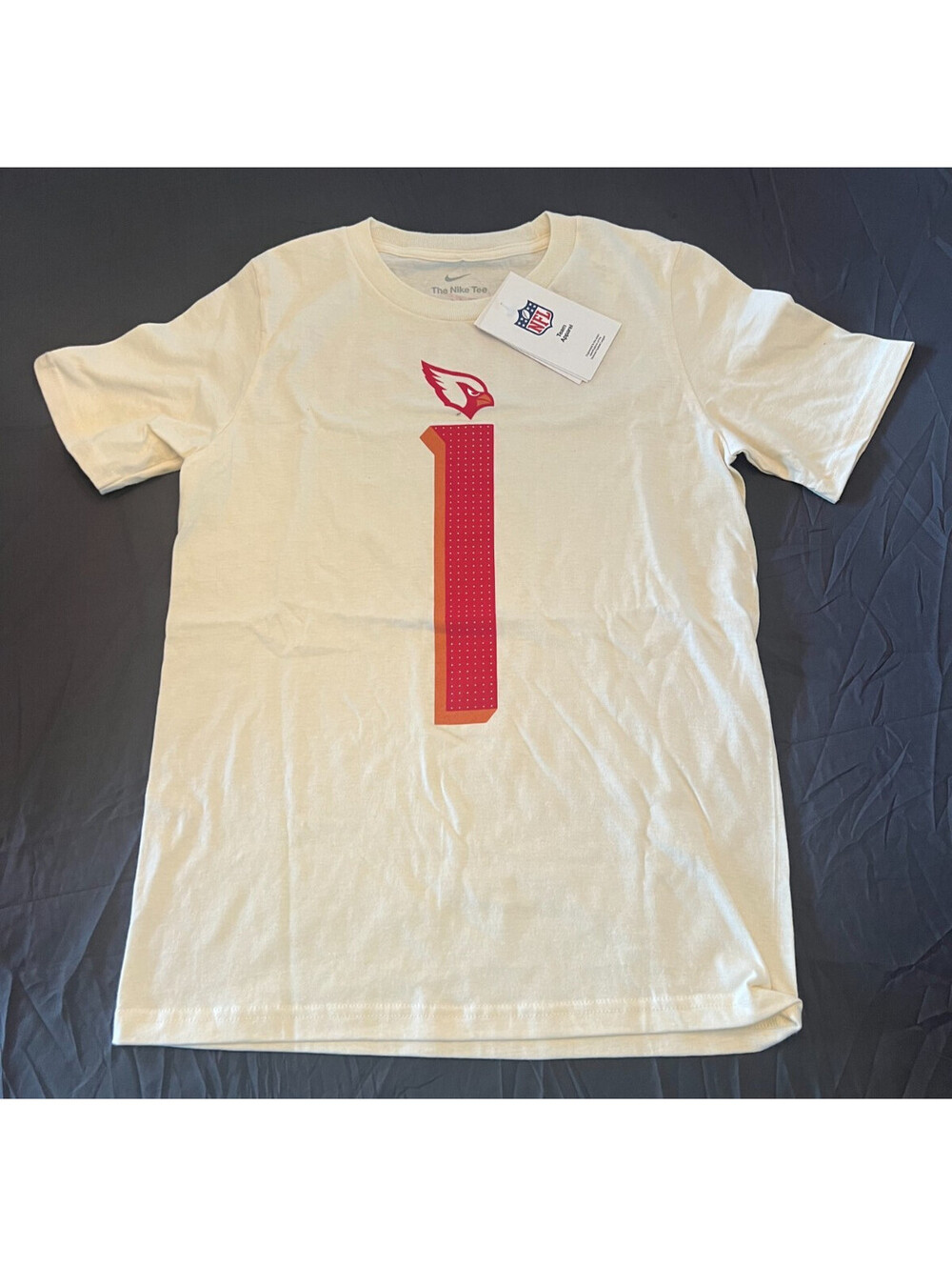 Nike Tee Arizona Cardinals Kyler Murray Youth White T-Shirt Size M (10/12)